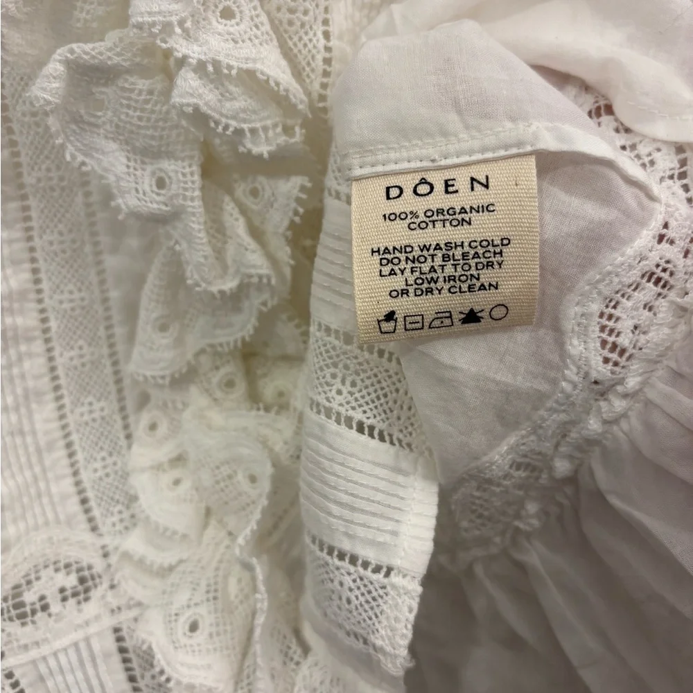 Doen Ivory Ruffled Blouse - Picture 8 of 8